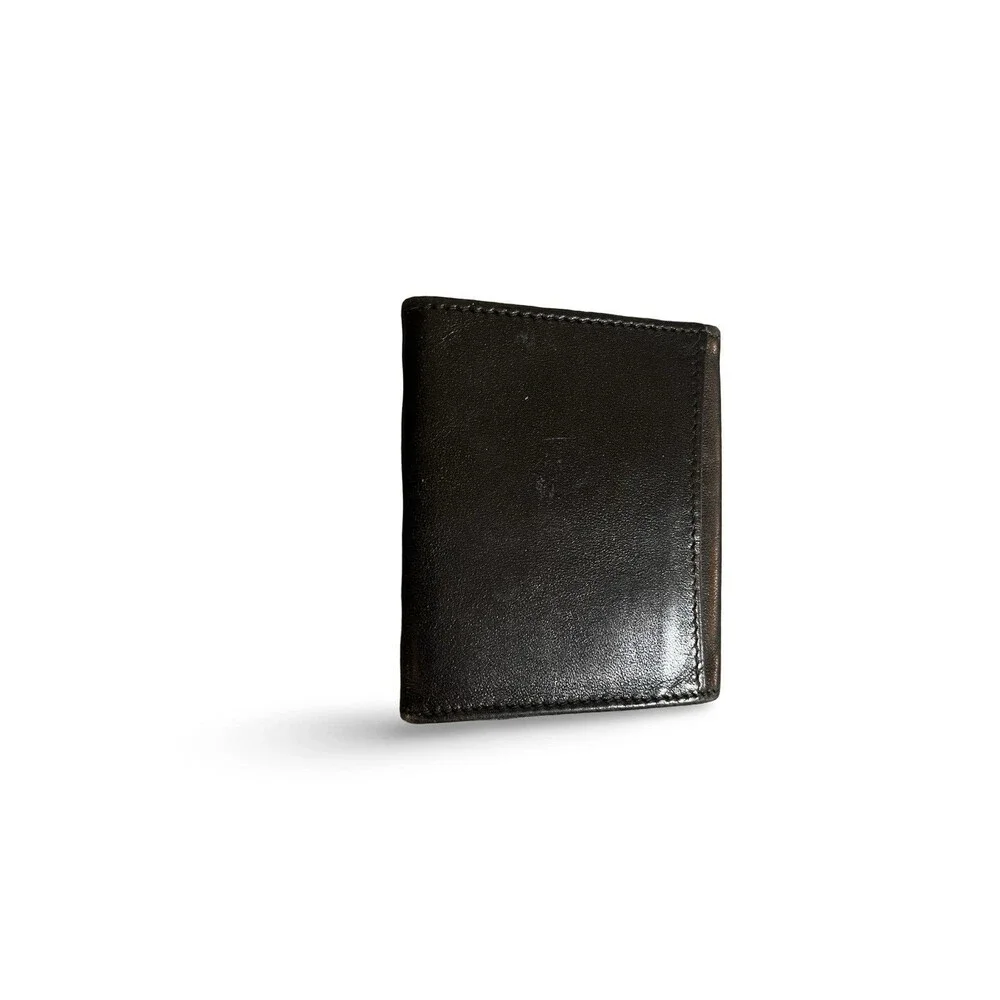 Dunhill Black Leather Mens/Womens Coin Case Pouch